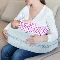 Saltea reductor 5 in 1 BabyJem BabyNest Cushion Salmon Flower foto