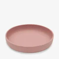 Farfurie din silicon KikkaBoo Platinum Blush foto