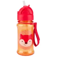 Sticluta cu pai din tritan Skip Hop Zoo Fox foto