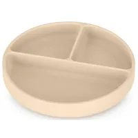 Силиконовая тарелка с отделениями Petite&Mars Take&Match Desert Sand foto