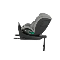 Вращающееся автокресло с изофиксом KikkaBoo i-Twist Light Grey, 40-150 см foto