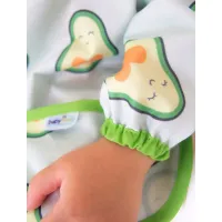 Sort cu maneci pentru activitati BabyJem Avocado, 33x74 cm foto