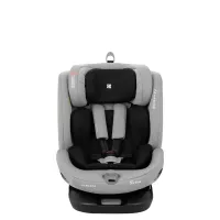 Вращающееся автокресло с изофиксом KikkaBoo i-Moove Light Grey, 40-150 см foto