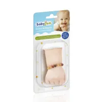 Янтарный браслет для младенцев BabyJem Red foto