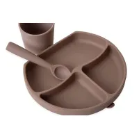 Набор для кормления силиконовый BabyJem Latte, 4 шт. foto