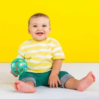 Jucarie zornaitoare Bright Starts Oball Easy Grasp, diverse culori foto