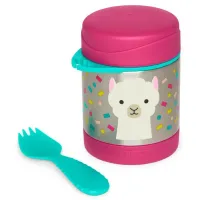 Термос со столовым прибором Skip Hop Zoo Лама foto