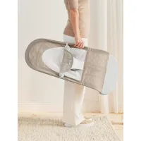 Кресло-шезлонг BabyBjorn Balance Soft Grey Beige/White, Mesh foto