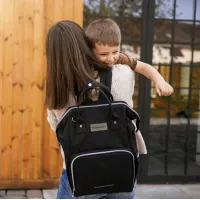 Rucsac pentru mame Petite&Mars Jack Just Black foto