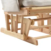 Fotoliu reglabil pentru alaptare ONINO CALM.me Natural Beige cu suport de picioare inclus foto