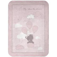 Супермягкое одеяло KikkaBoo Dream Big Pink, 80х110 см foto