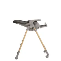 Scaun de masa KikkaBoo Olive Dark Grey foto