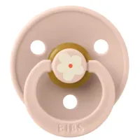 Suzeta rotunda din latex BIBS Studio Colour Jasmine - Blush (0-6 luni) foto