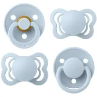 Набор из 4 пустышек BIBS Try-it Collection Baby Blue (0–6 мес) foto