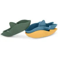 Jucarie pentru baie din silicon Petite&Mars Sharks (6+ luni) foto