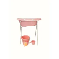 Set pentru baie BabyJem Roz, 5 piese foto