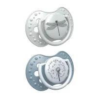 lovi 22/869boy Силиконовая динамическая пустышка botanic (0-3 м.) 2 шт.