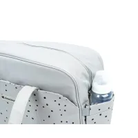 Geanta pentru mame KikkaBoo Chelsea Dots Grey foto
