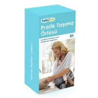 Sistem de purtare wrap elastic pentru bebelusi BabyJem Gri foto