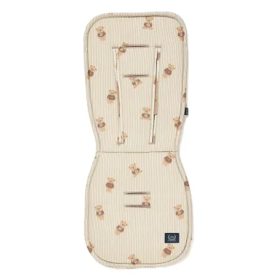 Stroller Seat Liner Cotton Velvet Multi BABY BEAR