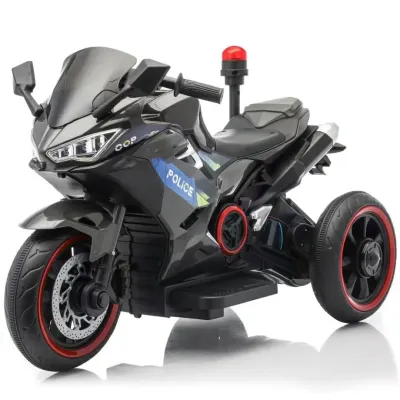 Motocicletă electrică pentru copii 12V 4.5Ah cu roți EVA, cu 3 roți