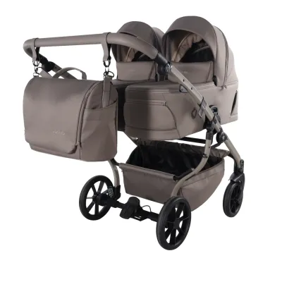 Коляска для двойни 2 в 1 Junama Cappuccino V4