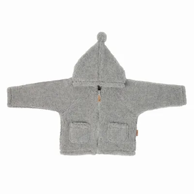 Hanorac Zaffiro 100% Lână Merino - Gri - 74/80