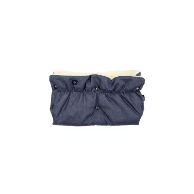 ZAFFIRO MUFA MERINO WOOL - Navy blue