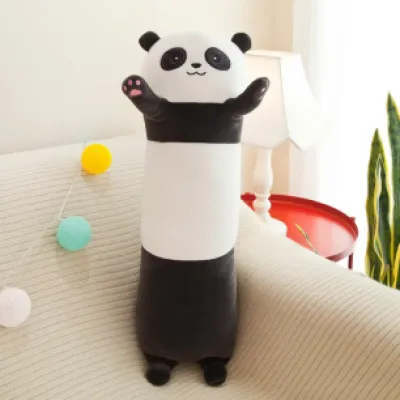 Pernă-jucărie lungă pluș Pandă