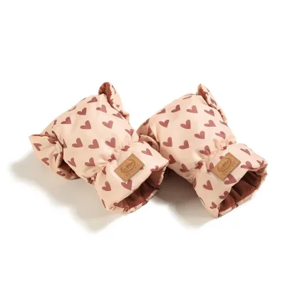 La Millou Перчатки для коляски HEARTBEAT PINK