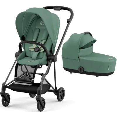 Cybex Mios  коляска 2 в 1 Leaf Green шасси Matt Black