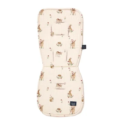 Salteluță pentru cărucior Cotton Velvet Multi BAMBILAND by Magdalena Lamparska
