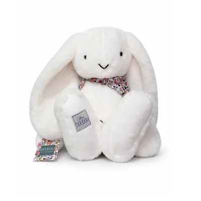 Плюшевый кролик XXL Lapin Fleurette белый, 50 см