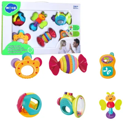 Set de zornăitoare cu dentiție "Rocking", 6 modele