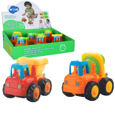 Masinute in asortiment "Camion basculant si Betoniera", 2 modele