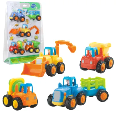 Set de mașinuțe "Fermă și sat", 4 modele