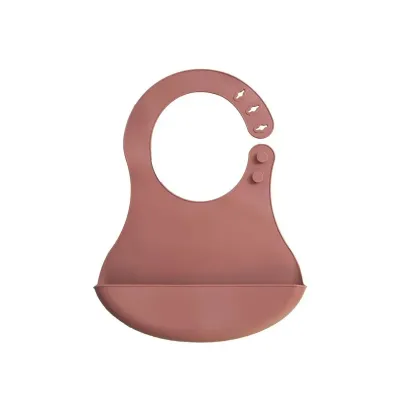 BABYJEM Baveta din silicon Mocha