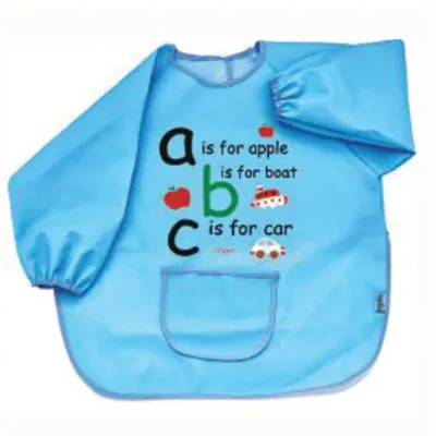 Sort cu maneci pentru activitati BabyJem ABC Albastru