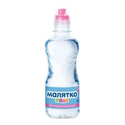 Малятко apă potabilă necarbonatată pentru copii "sport" (0,33 l.)