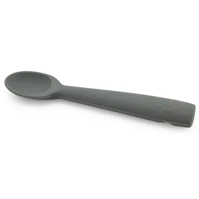 Lingurita din silicon BabyJem Gri