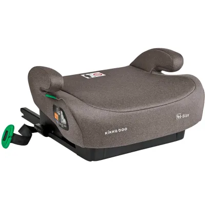 Scaun auto booster i-Size KikkaBoo i-Tip Brown, 125-150 cm
