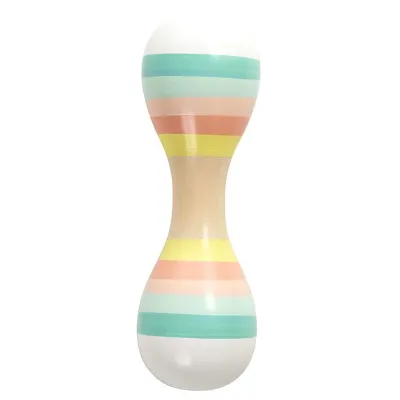 Jucarie din lemn Premaman Maracas Crazy Colors 2.0