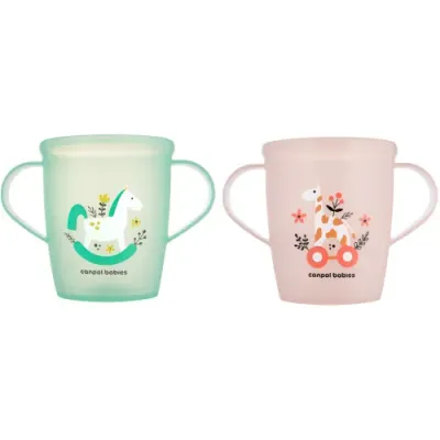 canpol 2/101 cană cu mânere "toys" (250 ml.) în sort.