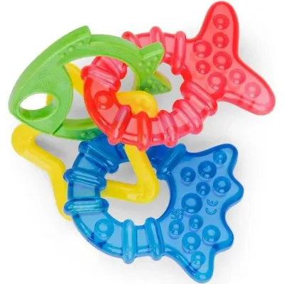 Jucarie de dentitie Baby Einstein Ocean Explorers Cool Critters (3+ luni) foto