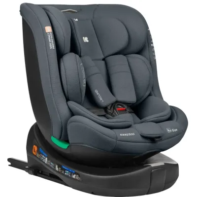Автокресло с системой Isofix i-Size KikkaBoo i-Round Dark Grey, 40-150 см foto