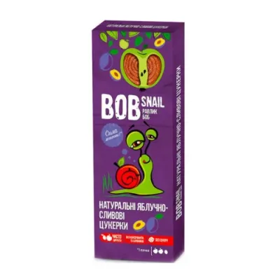 bob snail bomboane naturale "mere-prune" (30 gr.)