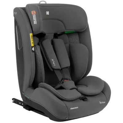 Scaun auto KikkaBoo i-Flit Dark Grey i-Size, 76-150 cm foto