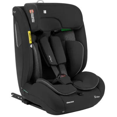 Scaun auto KikkaBoo i-Flit Black i-Size, 76-150 cm foto