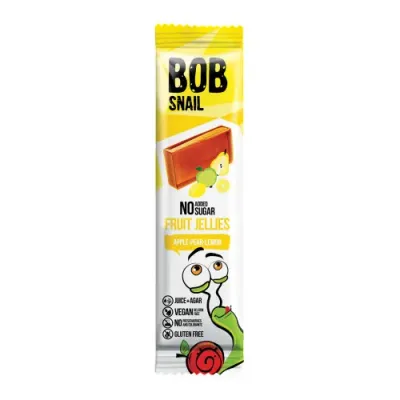 bob snail marmeladă naturală "mere-pere-lămâie" (38 gr.)