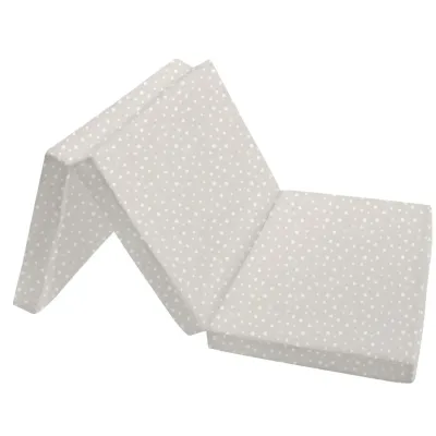 Матрас раскладной для детской кроватки KikkaBoo Dots Beige, 120x60x5 см foto